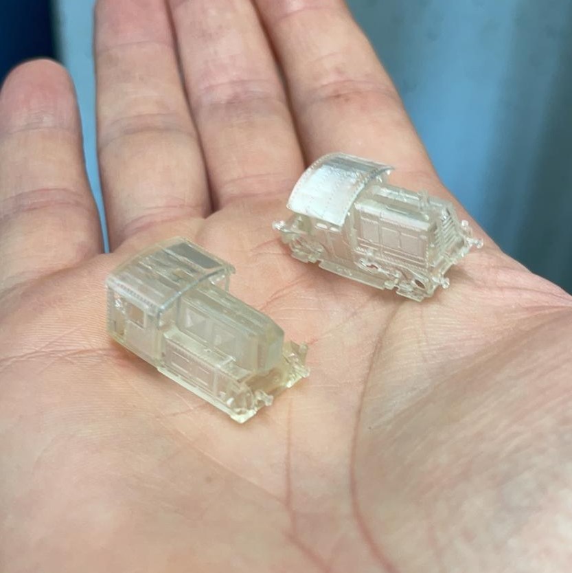 Modeltreinen in schaal 1:250